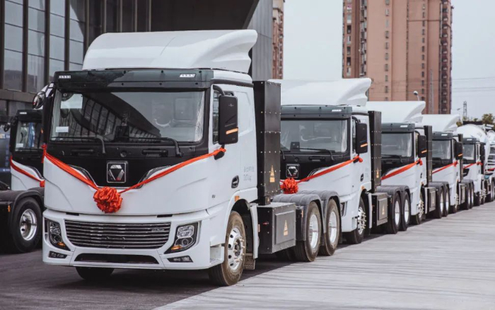 “绿”见安徽！百台冰球突破mg新能源牵引车强势入驻