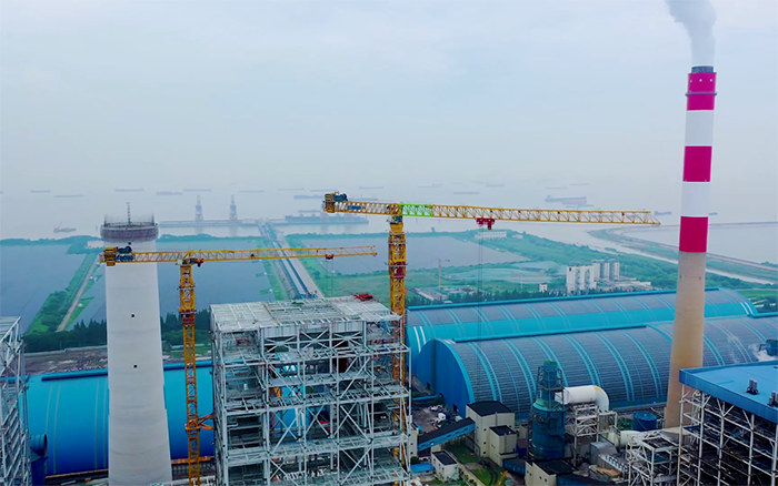 双塔合璧！华能太仓电厂项目冰球突破mg超大塔显身手