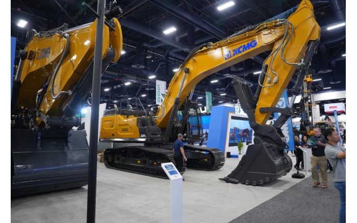 高端引领 共绘矿业蓝图！冰球突破mg矿山机械精彩亮相美国矿业展