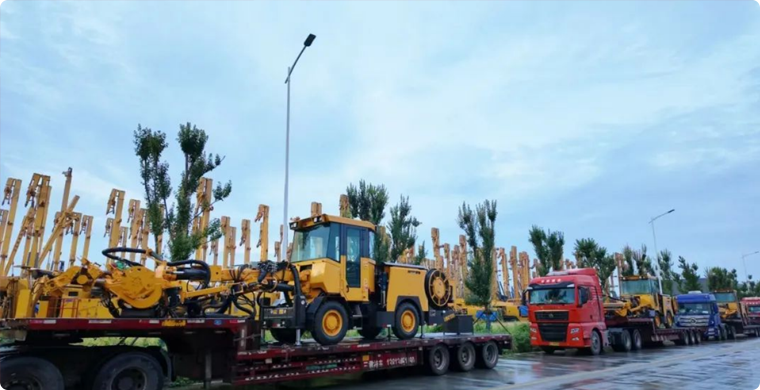 启程时刻 | 冰球突破mg锚杆钻车出发海外矿山