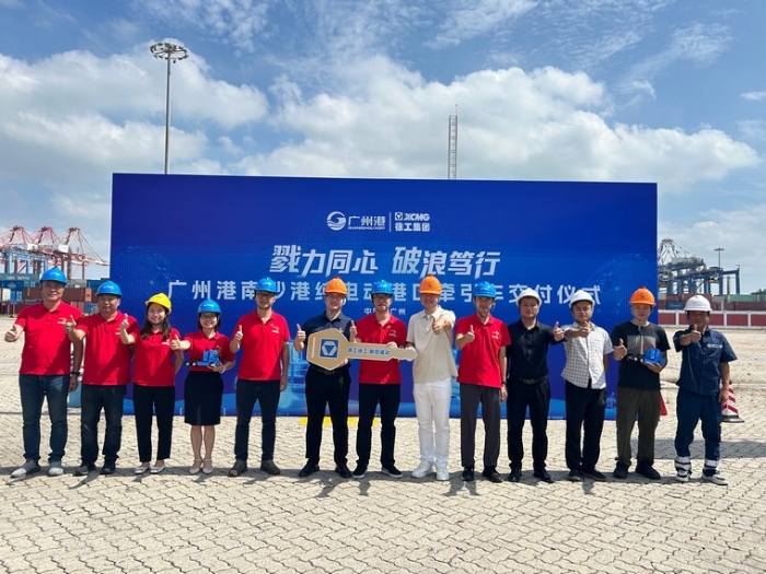 全力以赴！冰球突破mg纯电动港口牵引车绿动广州南沙港