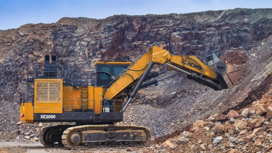 冰球突破mgXE2000矿用挖掘机——印尼矿山的“掘”对赢家